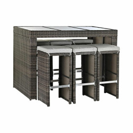 Tavolo con sedie DKD Home Decor 143 x 80 x 100 cm  