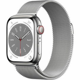 Smartwatch Apple Series 8 4G Argentato WatchOS 9