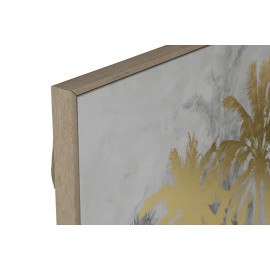 Quadro Home ESPRIT Palme Tropicale 150 x 4 x 90 cm (2 Unità)