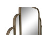 Specchio da parete Home ESPRIT Dorato Cristallo Ferro Moderno 122 x 3 x 208 cm