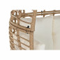 Poltrona da giardino DKD Home Decor Bianco Marrone Acciaio rattan sintetico 130 x 68 x 146 cm