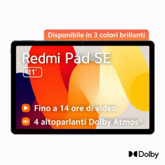 Tablet Xiaomi Redmi Pad SE 11" Qualcomm Snapdragon 680 4 GB RAM 128 GB Porpora