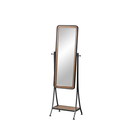 Specchio spogliatoio Nero Naturale 62 x 42 x 174 cm