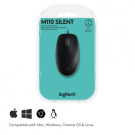 Logitech B110 Silent mouse Ambidestro...