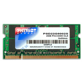 Patriot Memory DDR2 2GB CL5 PC2-6400...